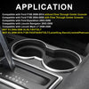 G-PLUS Center Console Cup Holder Rubber Inserts Compatible with Ford F150 2009-2014 Without Flow Through Center Console NOT Fit 2004-2008 XL/XLT/SVT/XLT