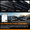 G-PLUS LED Headlights, Compatible with Chevy SIlverado/Avalanche 1500 2500 2003-2006 Left & Right Bumper Headlamps, Smoky Lens Black Housing Clear Reflector,faros delanteros