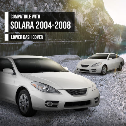 G-PLUS Dash Cover Skin Dash Cover Overlay Skin Compatible with Toyota Solara 2004 2005 2006 2007 2008 Black