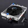 2 ROW 42MM Aluminum Radiator Compatible For HONDA CIVIC D15/16 EG/EK 92-00 + 12" Fan