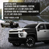 G-PLUS Front Driver Left Side Fender Compatible with Chevy Silverado 2500 HD 3500 HD 2020-2023 84581166, GM1240424 Black