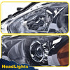 G-PLUS Headlights Compatible With 2013 2014 2015 Nissan Altima 4-Door Sedan Factory Style Automotive Halogen Model Headlamps (Smoky Lens Chrome Housing Amber Reflector),faros delanteros