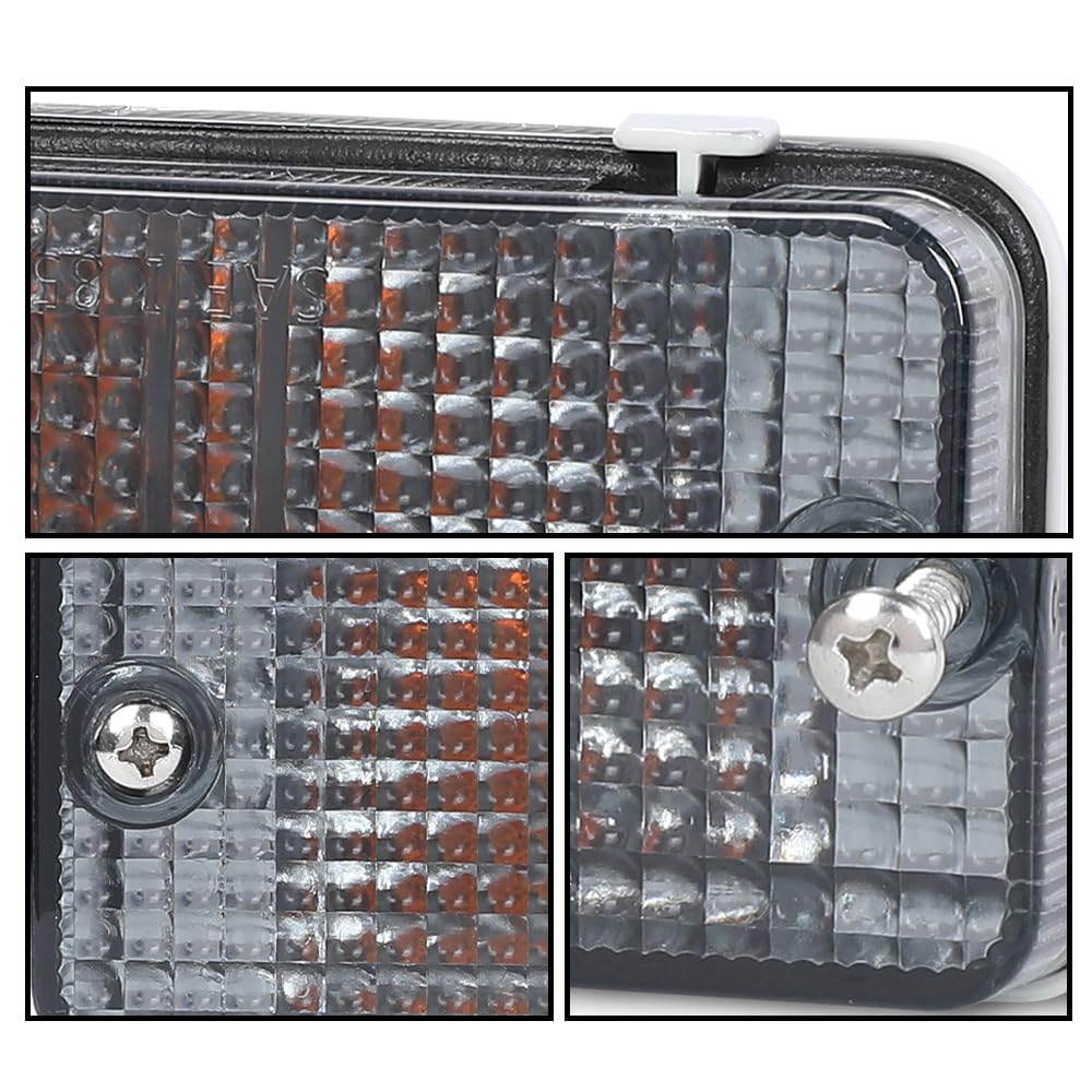 G-PLUS Turn Signal Light Smoked Compatible with 84-88 Toyota 8151089130, 8152089130