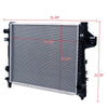 New Radiator Compatible for Dodge Ram 3500 2500 1500 ST SLT 3.7 V6 4.7 5.7 5.9L V8 2002-2008 Aluminum
