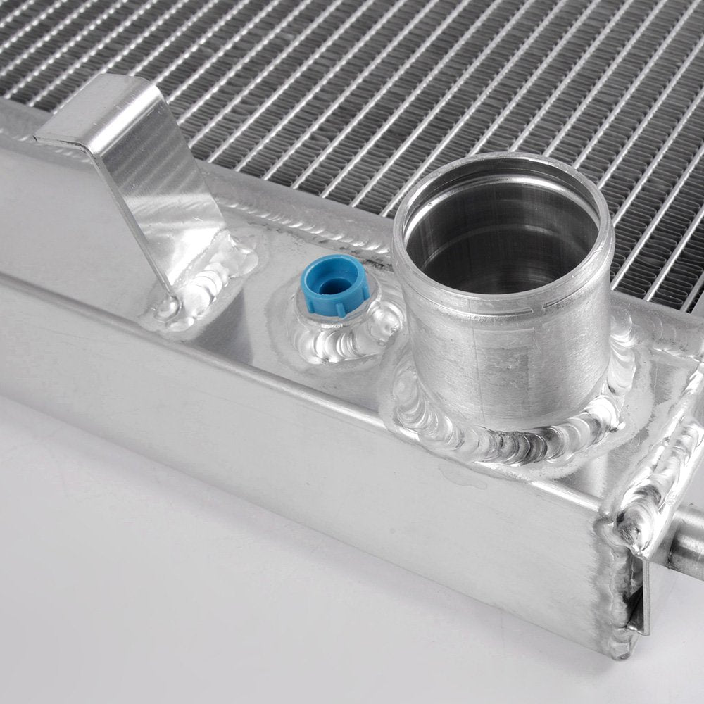 Aluminum Racing Radiator Stop Leak Replacement For FORD MUSTANG GT/SVT V8 4.6L/5.4L AT 1997-2004