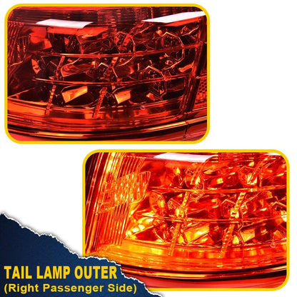 G-PLUS Tail Light Fit 2016 2017 2018 Honda HR-V EX/LX/EX-L Sport Utility 4-Door Sedan,(NOT Have the Side Light),Automotive Outer Brake Rear Lamp,Passenger Side (Right) Luces TraserasAssembly