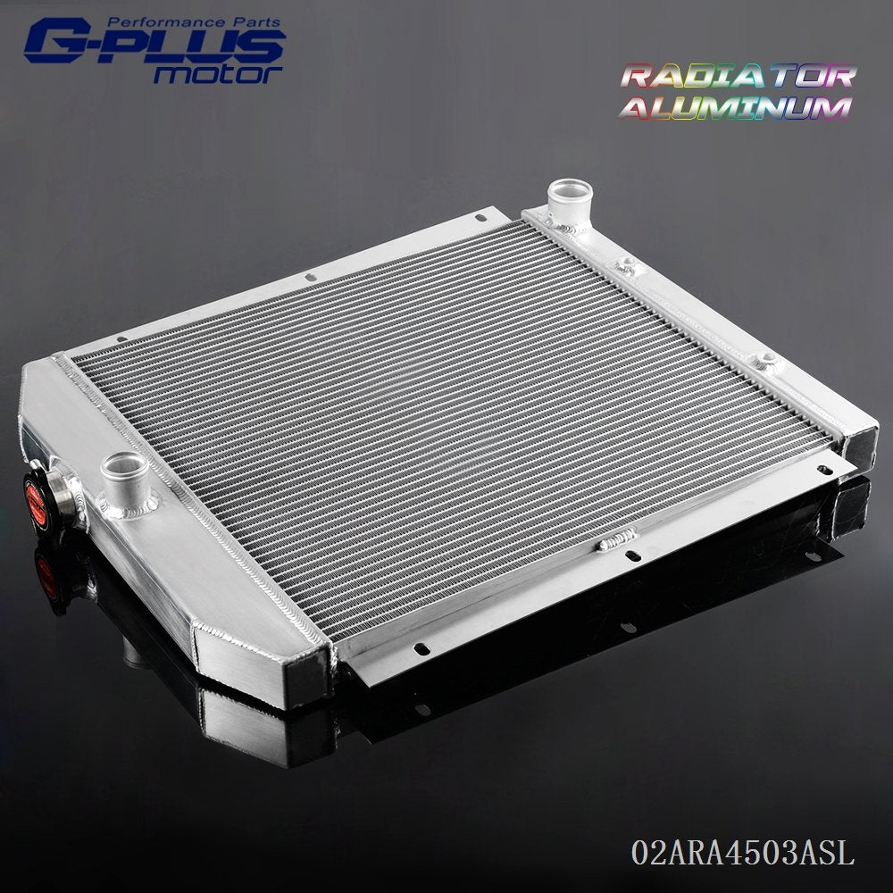 Full Racing Aluminum 2 Row Radiator Compatible For CHEVY 3100/3600/3800 TRUCK PICKUP V8 1947-1954