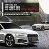 G-PLUS Front Bumper Lower Center Grille Compatible with Audi A4 2016 2017 2018 2019 with S-line Package, Fit Audi S4 2016 2017 2018 2019 8W0807683A, 8W0807683A9B9 Black