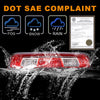 G-PLUS 3rd Third Brake Stop Light Cargo Lamp Compatible with Chevy Silverado GMC Sierra 1500 2500 3500 2015 2016 2017 2018 2019 2020 2021 84900397,2350916 Red