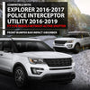 G-PLUS Front Bumper Face Bar Impact Absorber Compatible with Fit Ford Explorer 2016-2017, Fit Police Interceptor Utility 2016-2019, Fit For Models Without Active Shutter FB5Z17C882C, FO1070195 Black