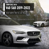 G-PLUS Front Bumper LH+RH Trim Fog Light Molding Compatible with Volvo S60 V60 2019 2020 2021 2022 31455511, 31455512 Silver