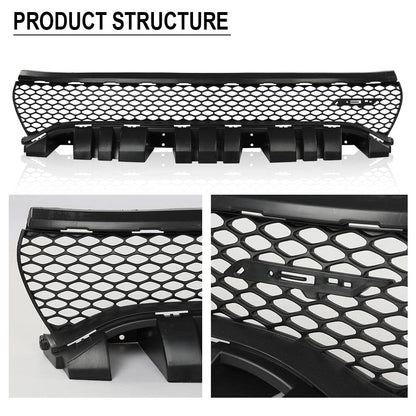 G-PLUS Front Bumper Body Kit Compatible with Dodge Charger 2015 2016 2017 2018 2019 2020 2021 2022 SRT Style 9PCS, Black