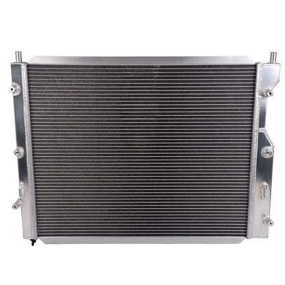 2 Row Aluminum Racing Radiator Stop Leak Replacement For FORD MUSTANG GT/SHELBY MT/MANUAL 4.0L-5.4L 2005-2014