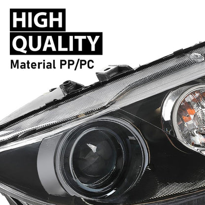 G-PLUS Headlights Headlamp Compatible with 2006-2007 Mazda 6 Mazdaspeed,Fit 2006-2008 Mazda 6 (submodel: i, S,GS, GT)