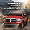 G-PLUS Front Bumper Fog Lights Compatible with Dodge Ram 1500 2002-2008/2003-2009 Ram 2500 3500/2004-2006 Durango Pair+Bulb Driver and Passenger Side Driving Lamps Clear Lens