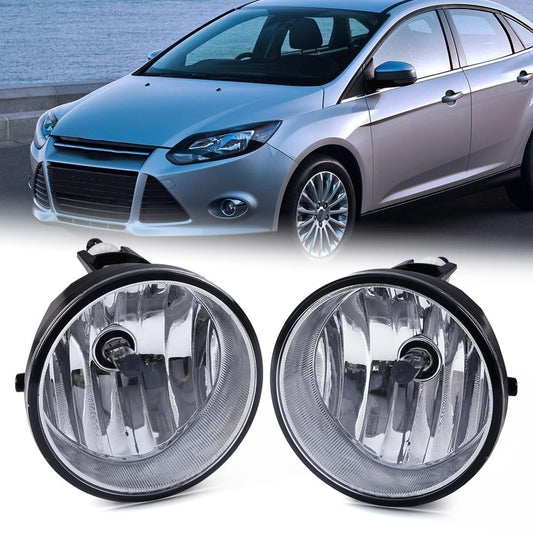 G-PLUS Front Bumper Fog Lights Assembly Pair Compatible with Toyota Tacoma 2005-2011/ Fit Tundra 2007-2013 neblineros para autos delantero faros antiniebla Clear lens
