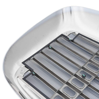 Compatible For Freightliner Columbia 2000-2008 Chrome Triple Plated Front Hood Radiator Grill Grille With Bug Screen Replaces A1715251002 A1715251003