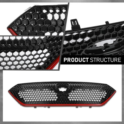 G-PLUS Front Bumper Grill Replacement Grille Compatible with Subaru WRX 2022-2024 91121VC200, SU1200198