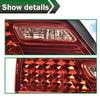G-PLUS Inner Tail Light Compatible With 2016 2017 Honda Hrv LX/EX/EX-L/Epic/Uniq Sport Utility 4-Door Sedan Factory Style Automotive Trunk Brake Rear Inner Lamp Chrome Housing,Driver Side (Left)
