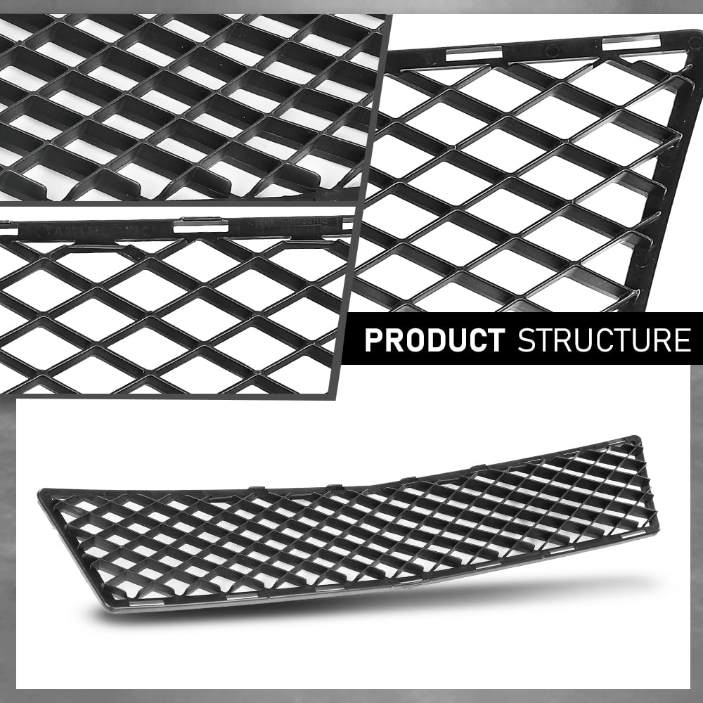 G-PLUS Front Bumper Grille Grill Center Compatible with Benz GLK350 (submodel: 4Matic, Base) 2010-2012,Fit for Models Without AMG Styling Package and Optical Off Road Package 2048851723