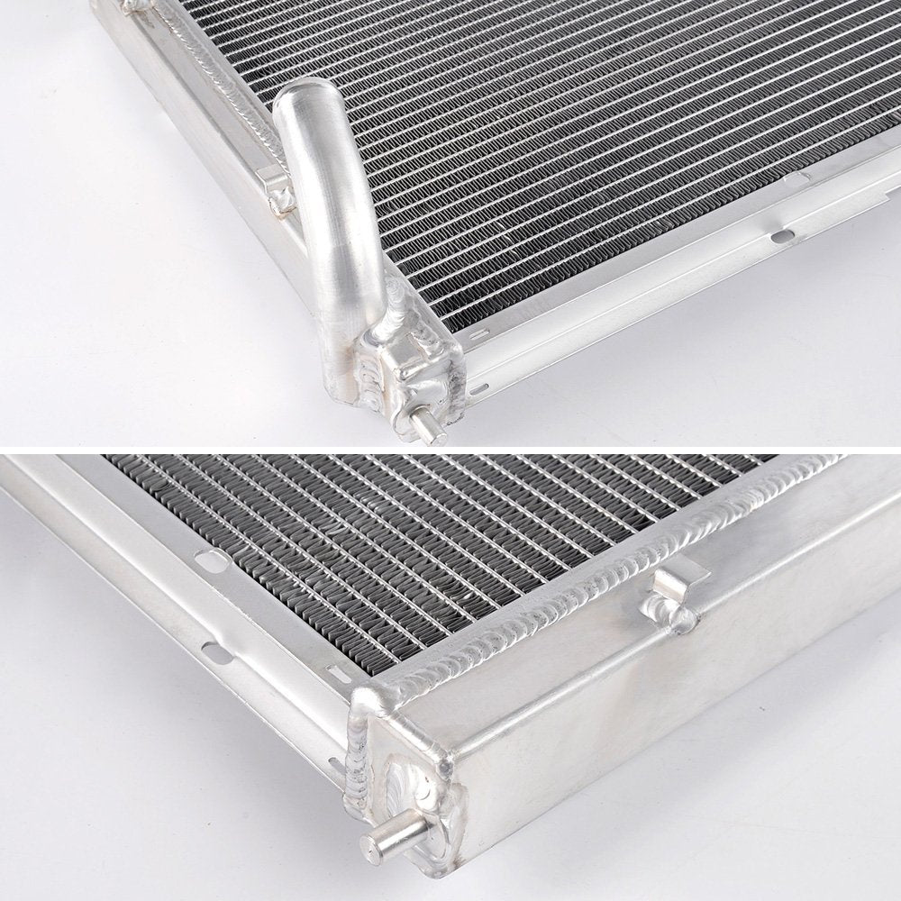 2 Row Core Radiator Compatible For MINI COOPER S 1.6L MT Supercharged R52 R53 2002 2003 2004 2005 2006 2007 2008 Aluminum Racing Performance Radiator Replacement