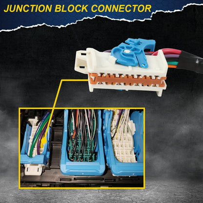 G-PLUS Junction Block Connector with Wires Compatible with 2014-2021 GM Upfitter Chevy GMC Truck 15547108 19328970 (with Aux Switches)