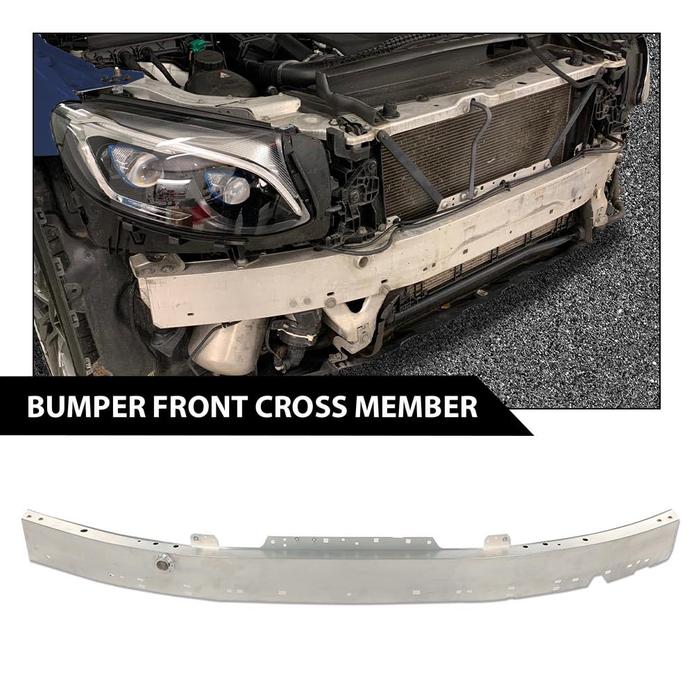 G-PLUS Front Bumper ReinForcement Compatible with Benz E300 (submodel: 4Matic, Base) 2017-2019/Fit Benz E350 2020-2021/Fit Benz GLC300 (submodel: 4Matic, Base) 2016-2020 2136201700 MB1006134