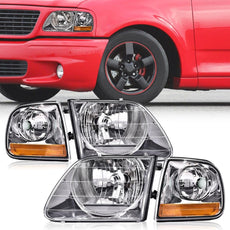 G-PLUS Headlights for Ford F150 1998-2003 F250 1988-1999 Product Features