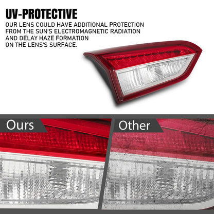 G-PLUS LED Inner Tail Light Driver Left Side Rear Lamp Compatible with Buick Envision 2019-2020 Red
