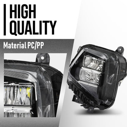 G-PLUS LED Headlights w/Bulb Driver and Passenger Side Left & Right Compatible with Hyundai Tucson 2022 2023 2024 92101N9150, 92102N9150 Black