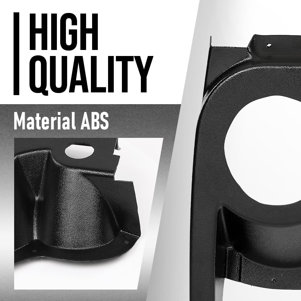 G-PLUS Speaker Housing Pod Set of 2 Left & Right Compatible with EZGO TXT Golf Cart 1994-2013 Black