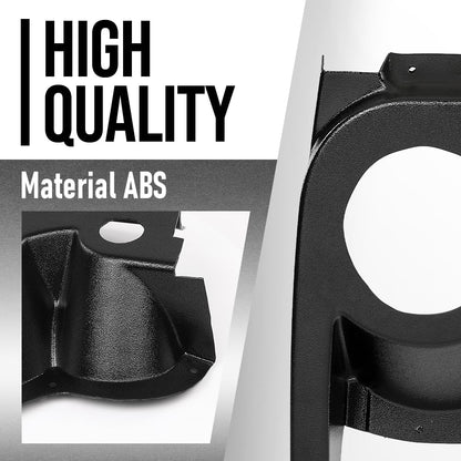 G-PLUS Speaker Housing Pod Set of 2 Left & Right Compatible with EZGO TXT Golf Cart 1994-2013 Black