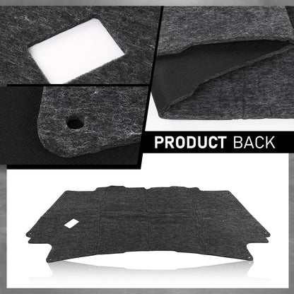 G-PLUS Hood Insulation Pad with Clips Compatible with 2002-2008 Dodge Ram 1500 Gas Only, Not for Diesel