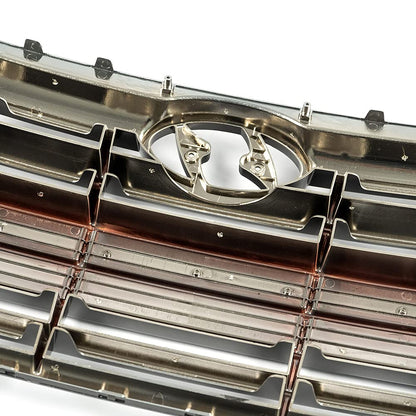 G-PLUS Front Upper Bumper Grille W/Chrome Trim Compatible With 2019-2020 Hyundai Elantra