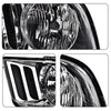 G-PLUS Headlights Compatible with Ford Mustang 2005-2009 Factory Halogen Headlamps Pair Clear Lens Chrome Housing Amber Reflector,faros delanteros