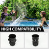 G-PLUS Pool Pump Pot Compatible with the Pentair, Pac Fab, Sta-Rite Dynamo Above Ground Swimming Pool Pump Strainer Black