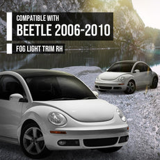 G-PLUS Fog Light Trim for VW Beetle Trendline 2009 Right Side Black Front View