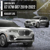 G-PLUS Headlight Lens Cover Compatible with BMW X7 X7M G07 2019-2022 Right Side Front Headlamp Lens Cover Clear