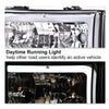 G-PLUS LED Headlights Fit Dodge Ram 1500 1994-2001/Fit Dodge Ram 2500 3500 1994-2002(Not fit Ram Sport) Headlamps w/o Bulbs DRL Clear Lens Chrome Housing Clear Reflector,faros delanteros Assembly