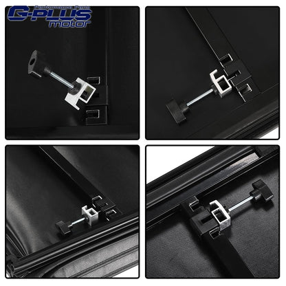 G-PLUS Soft Quad Fold Truck Bed Tonneau Cover Compatible with Toyota Tundra 2014-2021 Standard Short Bed 6'5''