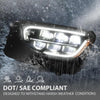 G-PLUS LED Headlight Front Lamp Left Compatible with Benz GLC Class X253/C253 2020 2021 2022 LED Model, Fit Headlight Without Adaptive Only 2539069103, MB2502262, A2539066703, A2539067301 Black