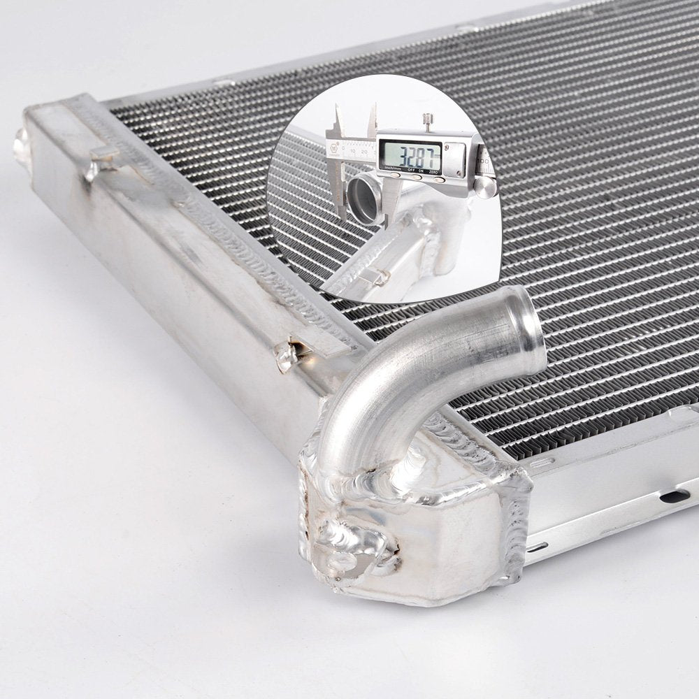 2 Row Core Radiator Compatible For MINI COOPER S 1.6L MT Supercharged R52 R53 2002 2003 2004 2005 2006 2007 2008 Aluminum Racing Performance Radiator Replacement