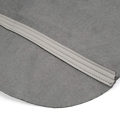 G-PLUS Gray Leather Center Console Lid Armrest Cover Fit 2009-2015 Replacement for Honda Pilot (Leather Skin Only)