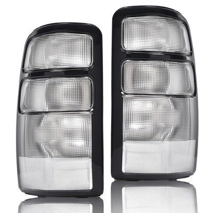 G-PLUS Tail Lights Rear Lamps,Compatible with Chevy Suburban 1500 2500/Tahoe 2000-2006, Fit GMC Yukon/Yukon Denali XL 2000-2006 Clear Lens Luces Traseras, Faros TraserosAssembly