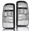 G-PLUS Tail Lights Assembly w/o Wiring Harness Fit Chevy Silverado 2500 HD 3500 HD/GMC Sierra 3500 HD 2016 2017 2018 2019 Left & Right Rear Brake Lamps, GM2800293 GM2801293, Dark Red Lens