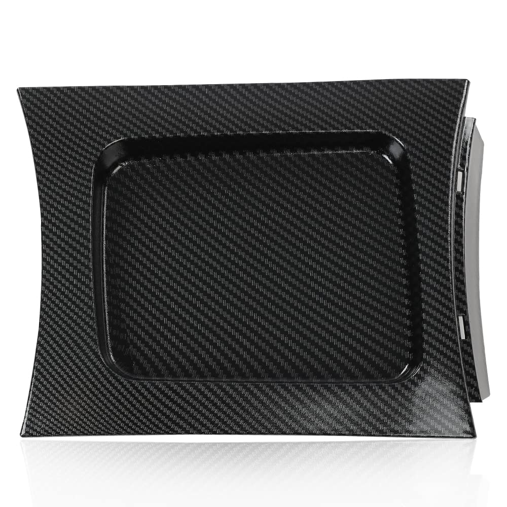 G-PLUS Shifter Console Tray Bezel Black Compatible with 2011-2017 Dodge Charger