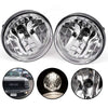 G-PLUS Left Right Clear Lens Front Bumper Driving Fog Lights Lamps + H8 Bulbs Compatible With GMC Sierra 1500 2500HD 3500HD 2007-2013 Pickup