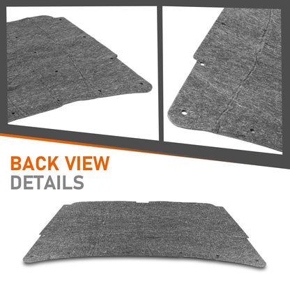 G-PLUS Hood Insulation Pad w/ Clips Compatible with Dodge Ram Truck 1981-1993 | OE Replacement | Noise & Heat Reduction | 1-Year Warranty