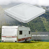 G-PLUS Replacement Roof Vent Cover Camper RV Trailer 14" x 14" Fit for Ventline pre-2008 and Elixir Style Pin 1994 and Newer White 2pcs, Accessories is not assembled