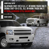 G-PLUS TPE Dash Cover Dashboard Compatible with Chevy Silverado GMC Sierra 2007-2013 Fit Dual Glovebox Style Dashes Gray